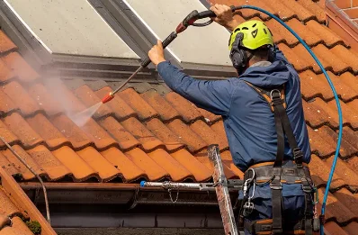 Démoussage et hydrofuge de toiture à Oroër